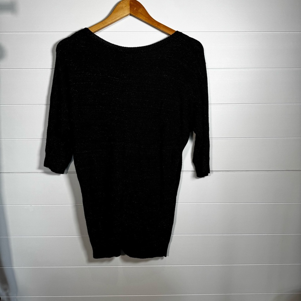 Iris Singer Collection Black Metallic Women's Top… - image 7